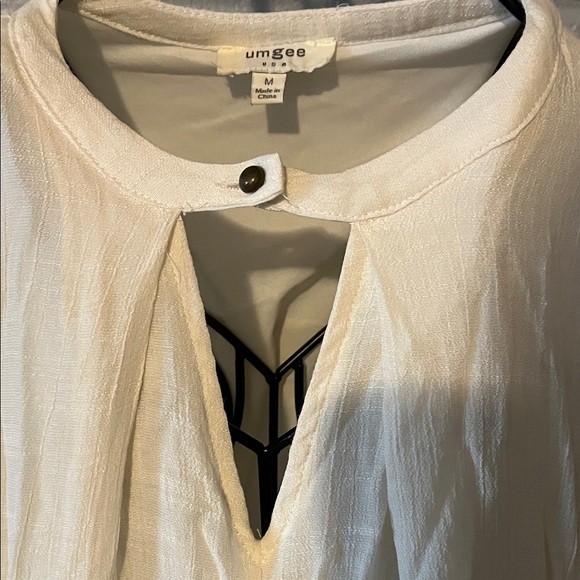 Umgee Cream and Tan Dress size medium - Picture 3 of 7